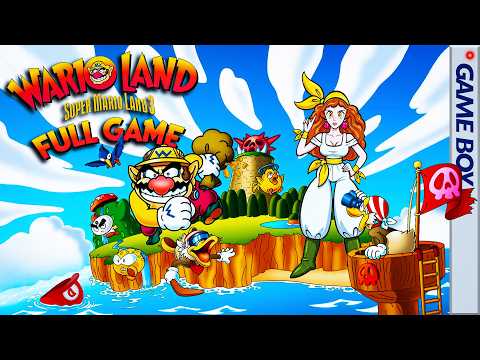 🔴 WARIO LAND: SUPER MARIO LAND 3 🧄 Full Game 100% [Game Boy | 4K60]