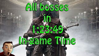 Bloodborne Speedrun All bosses with DLC in 1:23:49 In-Game Time