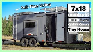 TOUR  Cargo Trailer Conversion to OFFROAD Tiny House