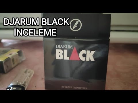 DJARUM BLACK İnceleme (karanfilli)🔞☕ eşliğinde