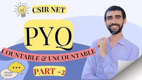 CSIR NET PYQ (P2) | Countable & Uncountable | Real Analysis