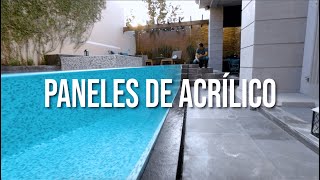 Paneles de acrílico para tu alberca | Albercas Aqua - YouTube