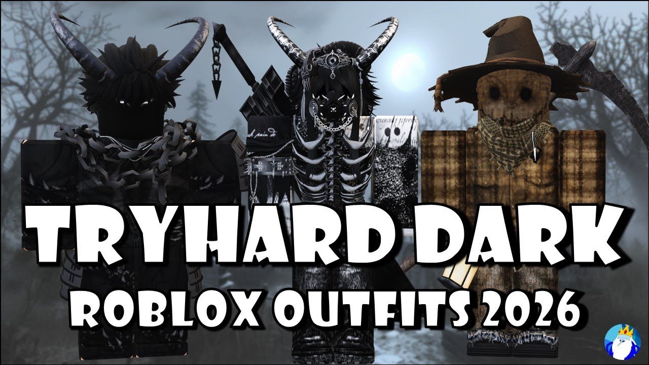 TryHard Dark Roblox Outfits 2026