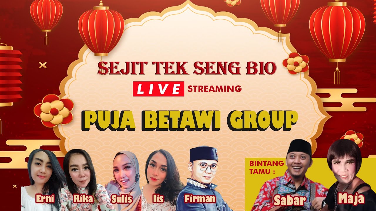 Live Streaming Gambang Kromong Puja Betawi Enterprise || Sejit Klenteng TEK SENG BIO