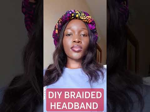  Diy braided headband tutorial is up on our channel. #diy #headband # ...