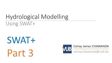 Introduction to SWAT+ Part 3 - Running Model and Visualising Results