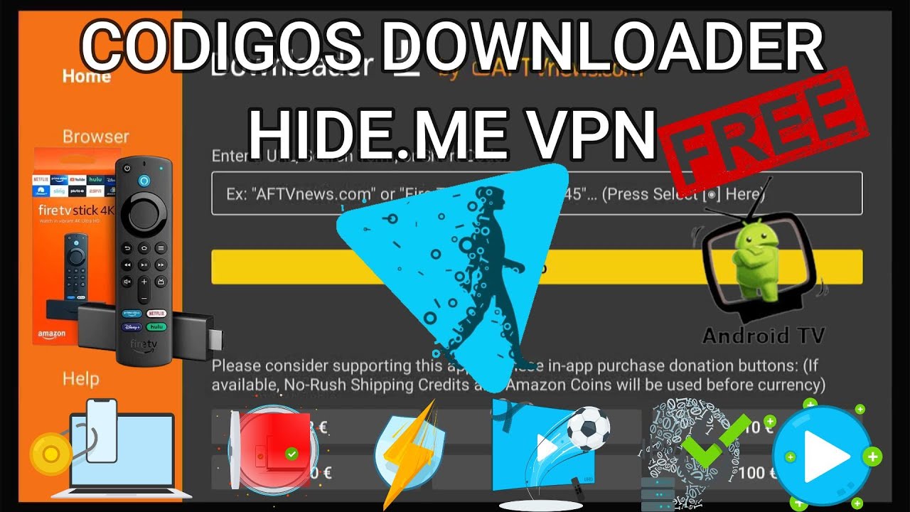 MEJORES CODIGOS DOWNLOADER, CODIGO PARA HIDE.ME VPN, GRATIS E ILIMITADA ...