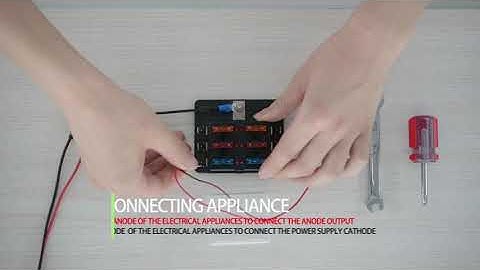 WUPP Boat Fuse Block Reviews-How to wiring a fuse block