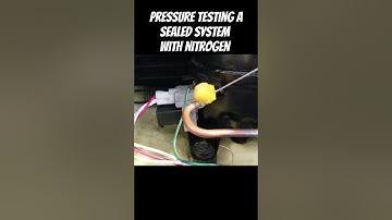 Pressure Testing a Sealed System With Nitrogen #sealedsystem #nitrogen #appliancerepair #training
