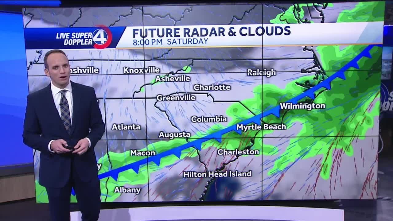 Turning cold with another chance at rain - YouTube