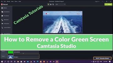 How to Remove a Color Green Screen in Camtasia Studio. Camtasia Tutorials