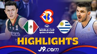 🇲🇽 Mexico vs 🇺🇾 Uruguay | Basketball Highlights - #FIBAWC 2023 Americas Qualifiers