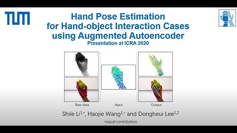 Hand Pose Estimation for Hand-Object Interaction Cases using Augmented Autoencoder (ICRA 2020)