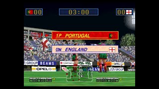 VIRTUA STRIKER 2 Ver.2000.1 / PORTUGAL VS ENGLAND