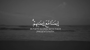 قرآة بصوت القارئ عبد الرحمن مسعد لسورة الفتح آية [٤]