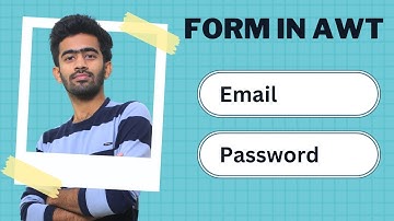 Learn ActionListener by creating a Form | AWT | Ep-5 | Tamil | code io