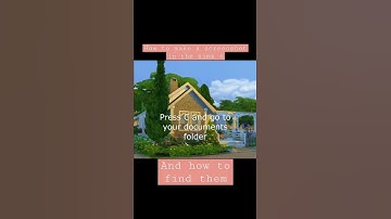 How to make a screenshot in the Sims 4 and were to find them #thesims4 #tutorial #shorts