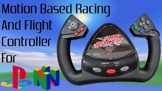 Motion Controlled Racing And Flying Wheel for PS1 N64  Per4mer Air Racer