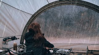 Solo Camping in the Stormy Rain ☔️ On a rainy and windy day, I relexed in a cozy and hot tent⛺️ by 단뱅이 Camping Film 114,531 views 6 months ago 28 minutes