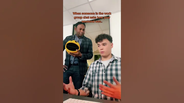 When someone in your work group chat asks how your weekend was…