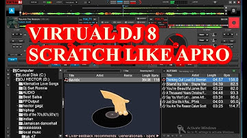 Virtual Dj 8 Tips & Tricks : How to practice scratching in virtual Dj 8 Tutorial.