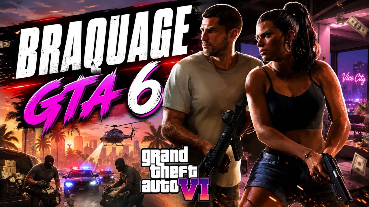 GTA 6 – EXTENDED LOOK GAMEPLAY : LE BRAQUAGE LE PLUS INCROYABLE ! 😱🔥