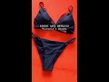 Bikini Victoria S Secret Azul Metálico Bikini Victoria S Secret Azul Metálico