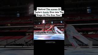 Behind the scenes Of Taylor Swift Eras Tour Stage dive #stagedive #erastour #taylorswift #bts