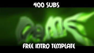 LITT 400 SUBS BLENDER+AE INTRO TEMPLATE | YOUR GIFT | FREE INTROS