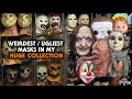 WEIRDEST / CREEPIEST MASKS In My Huge HORROR Collection! Creep, Chucky, Michael Myers & More