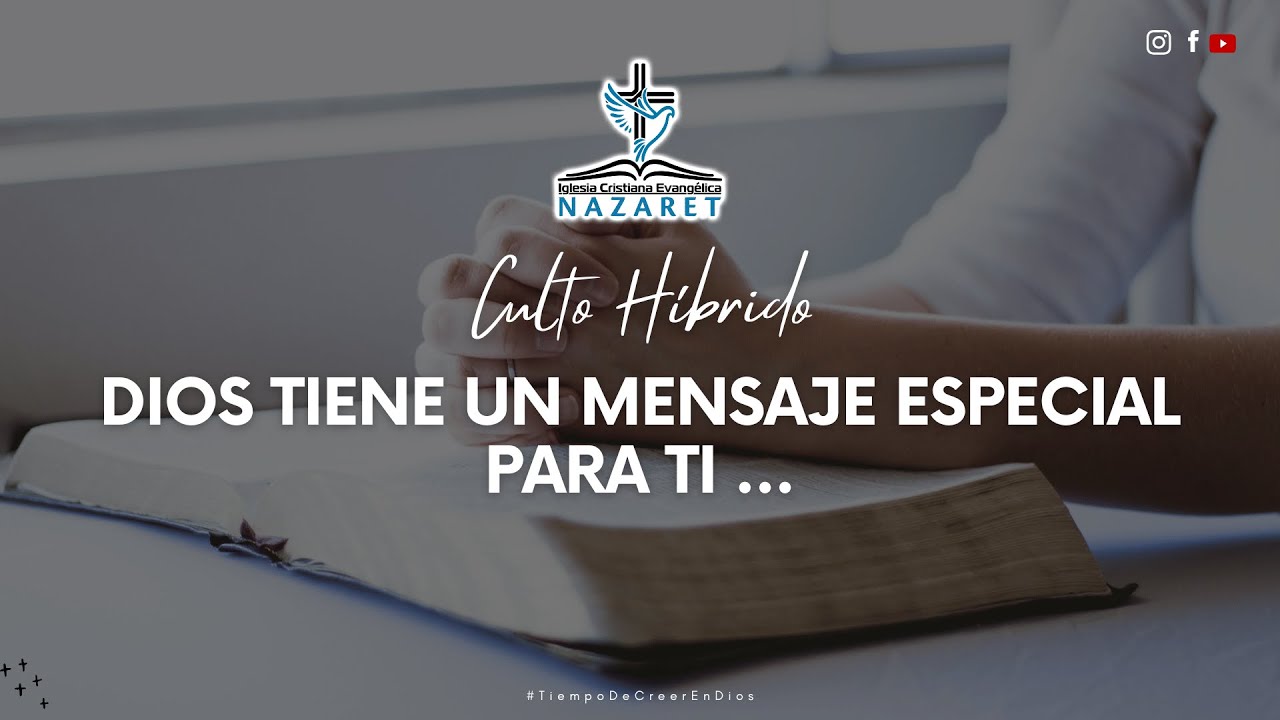 En vivo - Dios tiene un mensaje especial para ti - YouTube