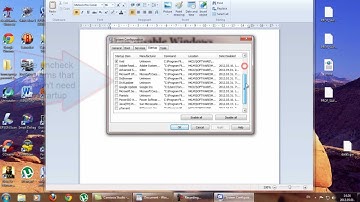 How to disable Windows 7,Vista,XP startup programs to speed up Windows  (HD)