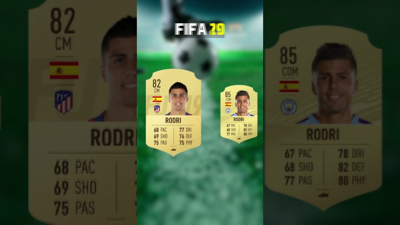 Rodri FIFA 18 - FIFA 23 Evolution | Rodrigo 