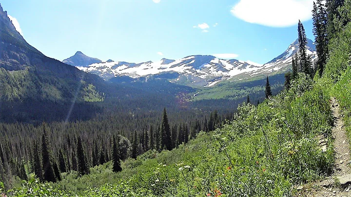 Gunsight Lake - Florence Falls - Jackson Glacier -...