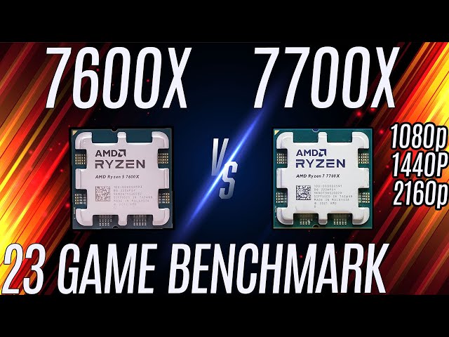 Review: AMD Ryzen 7 7700X vs Ryzen 5 7600X - 8 Cores vs 6 Cores