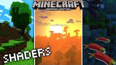 Top 5 SHADERS For MCPE 2021 (1.18)