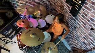 Eurythmics - Sweet Dreams - (Simply Three version) - Drum cover - Nikoleta - 11 year old