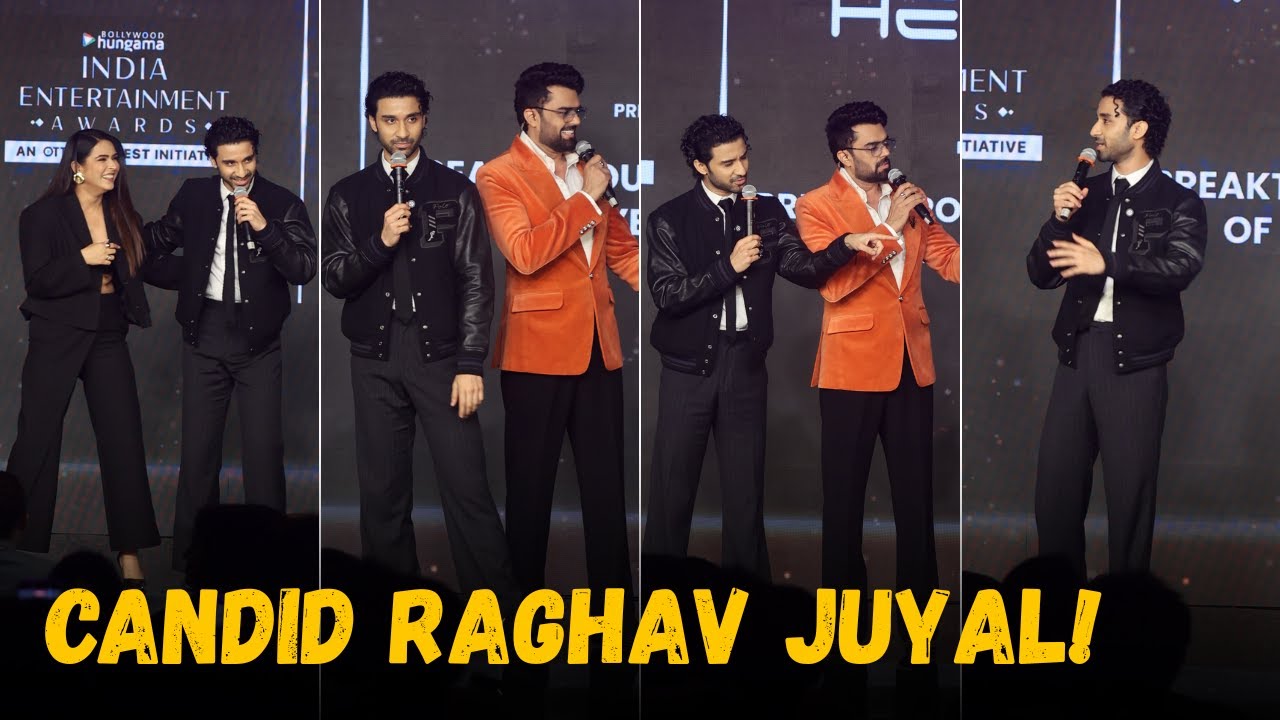 Candid Raghav Juyal at India Entertainment Awards | 