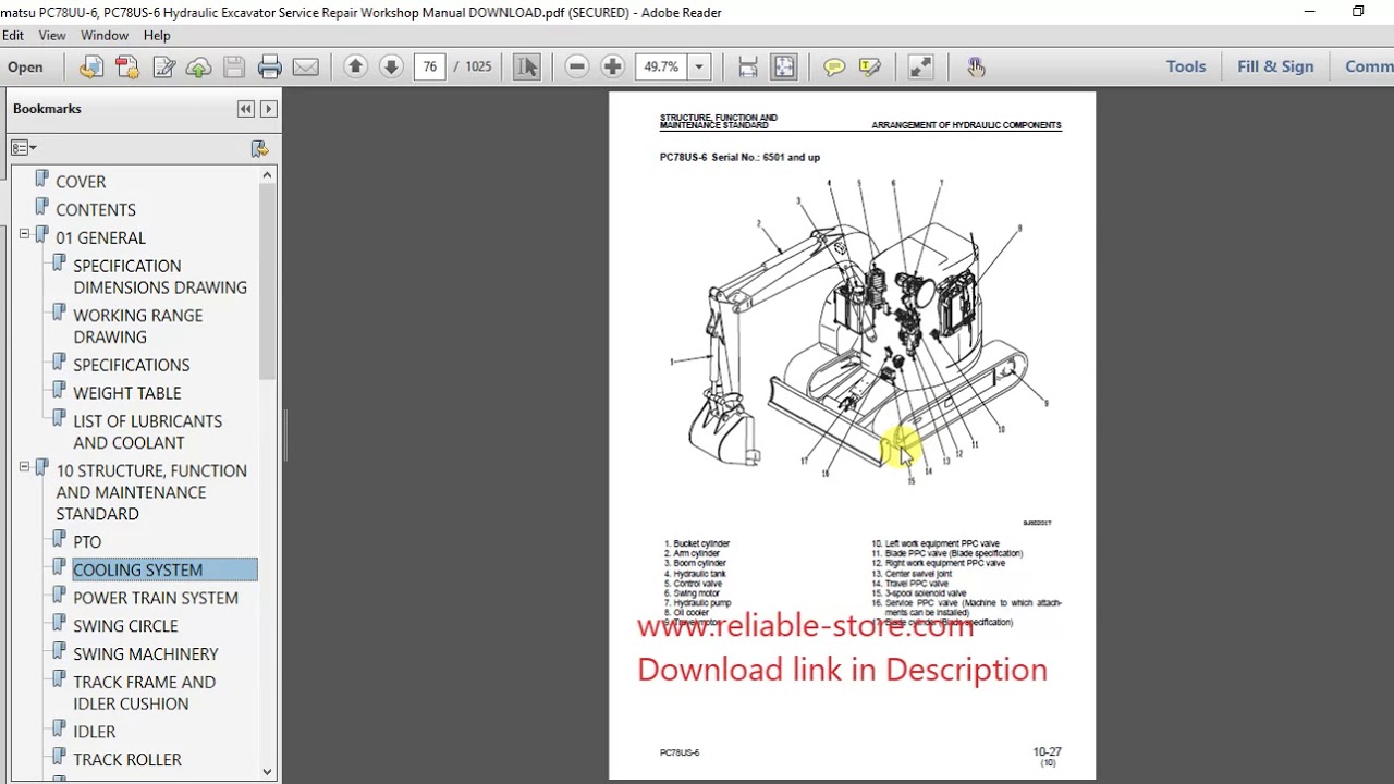 Komatsu Workshop Service Repair Manual Download - YouTube