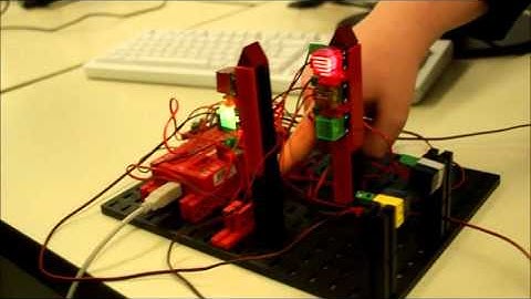 Fischertechnik3 Fußgängerampel