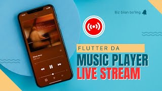 Flutter Live Coding |Flutterda Music Player #JonliEfir