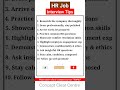 HR Job Interview Tips | Interview Tips for HR Job