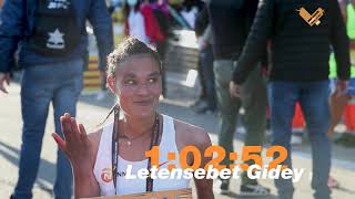 🔥 WR de Letesenbet Gidey en el Medio Maratón Valencia (1:02.52)