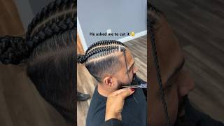 What are your thoughts m? I think it’s a look 🔥 #braid #braids #menbraids #menhairstyle