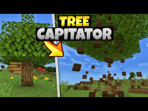 Tree capitator Mod For Minecraft Pocket Edition