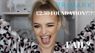 PRIMARK £2.50 FOUNDATION STICK?! | FIRST IMPRESSIONS WEAR TEST | ELOISE MAE MAKEUP
