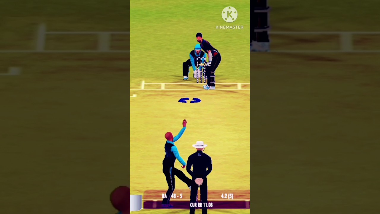 My First Multiplayer Wicket in real cricket 22 