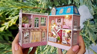 DIY miniature dollhouse kit 'Romantic castle' mini house series