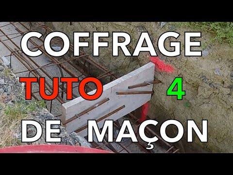 COFFRAGE MAÇONNERIE FACILE : Le Redan d'une FONDATION TUTO 4 (Hugo)