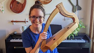 Ardival Kilcoy Wire Strung Harp Review: Unboxing a Surprise Gem of a Used Harp!